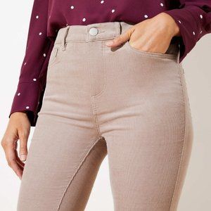 loft pants corduroy 6p 28p nwt waist skinny